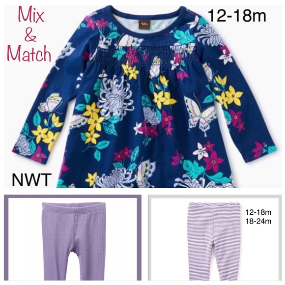 NWT 12-18m Tea Collection Bloom & Butterflies - Picture 5 of 5